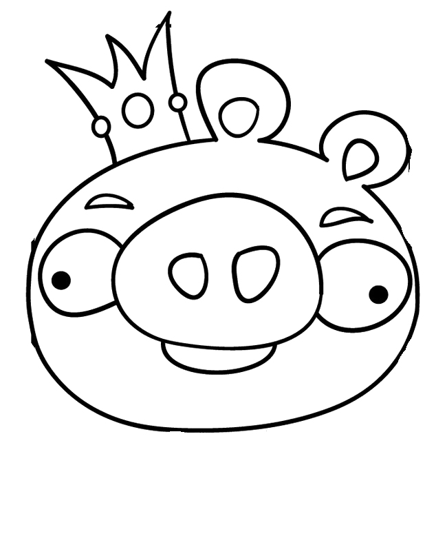 618x778 Angry Birds Pigs Coloring Pages