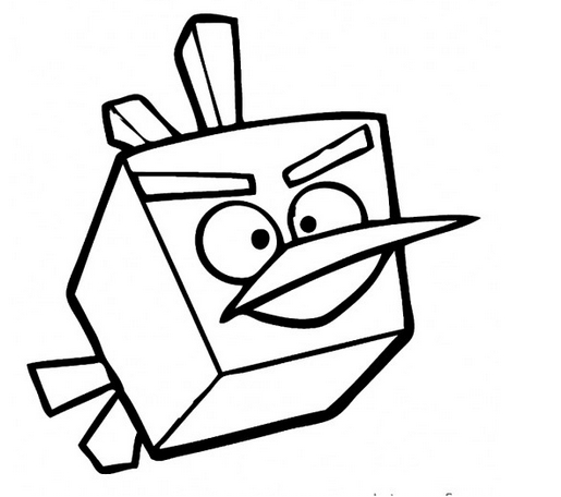 515x456 Angry Birds Space Coloring Pages