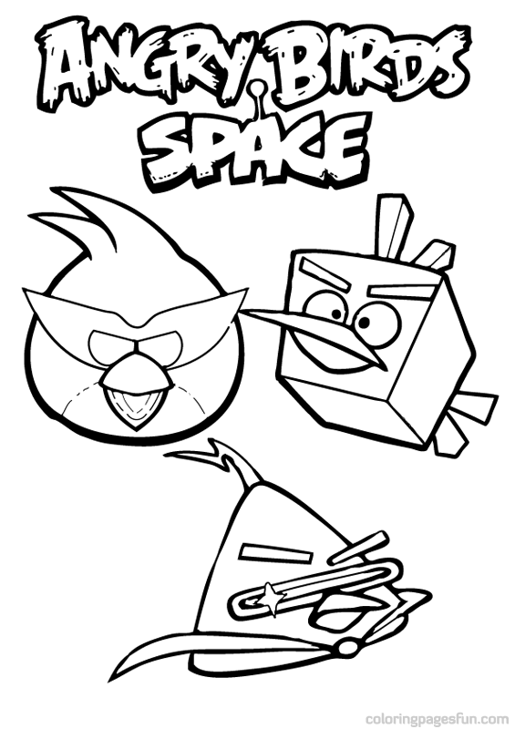 565x800 Angry Birds Space Coloring Pages