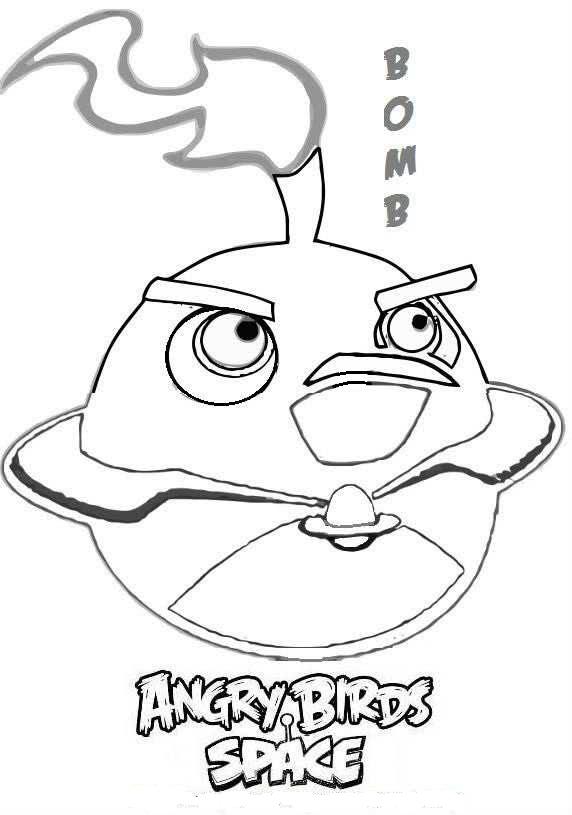 572x815 Angry Birds Space Coloring Pages Lazer Bird 3252714