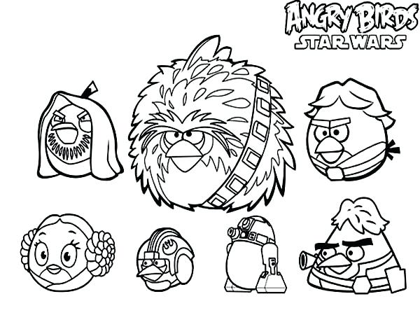 600x450 Coloring Pages Angry Birds Star Wars Angry Bird Coloring Pages