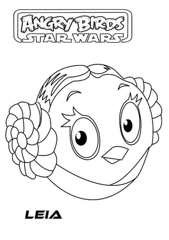 593x840 Kids N 7 Coloring Pages Of Angry Birds Star Wars