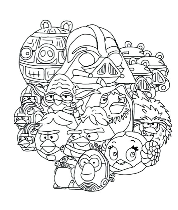 600x706 Printable Angry Birds Star Wars Coloring Pages
