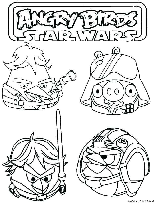 627x822 Angry Birds Star Wars Coloring Page Angry Birds Star Wars Coloring