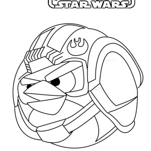 Angry Birds Star Wars Coloring Pages Darth Vader