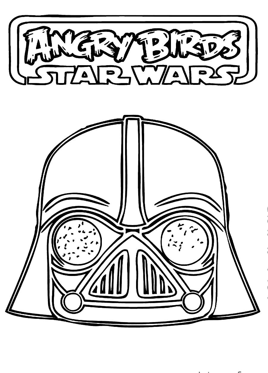900x1253 Angry Birds Star Wars Coloring Pages
