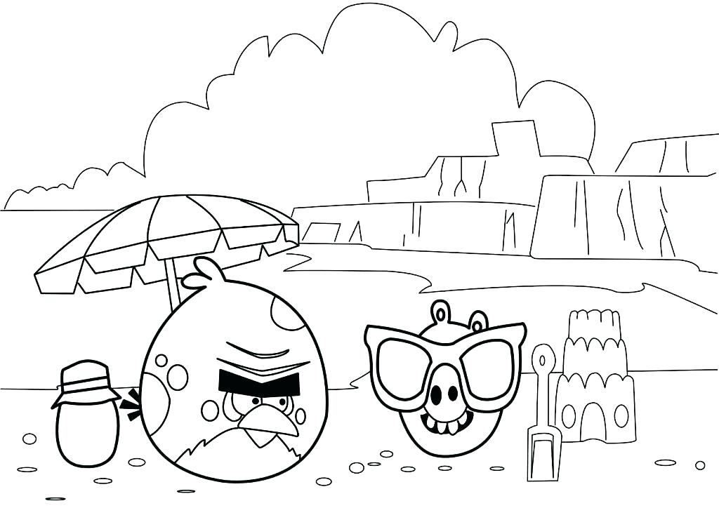 1024x724 Angry Birds Coloring Pages Printable