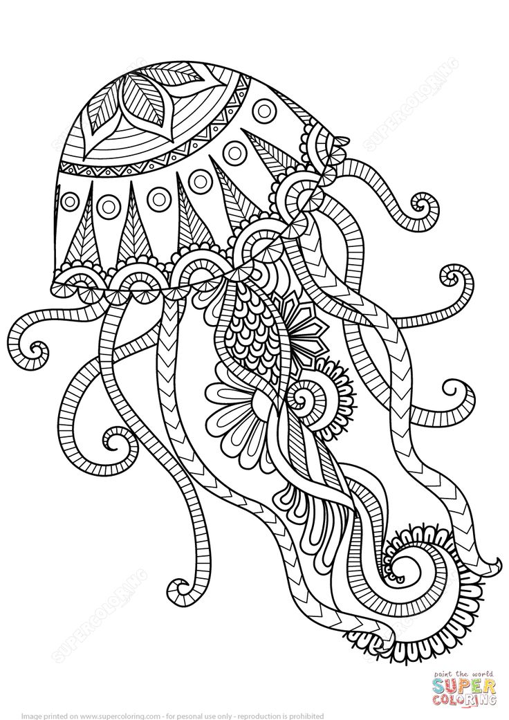 Animal Abstract Coloring Pages
