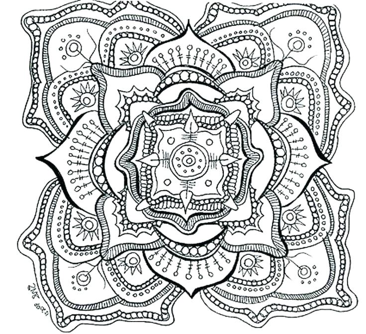 736x671 Abstract Coloring Pages To Print S S Free Printable Animal