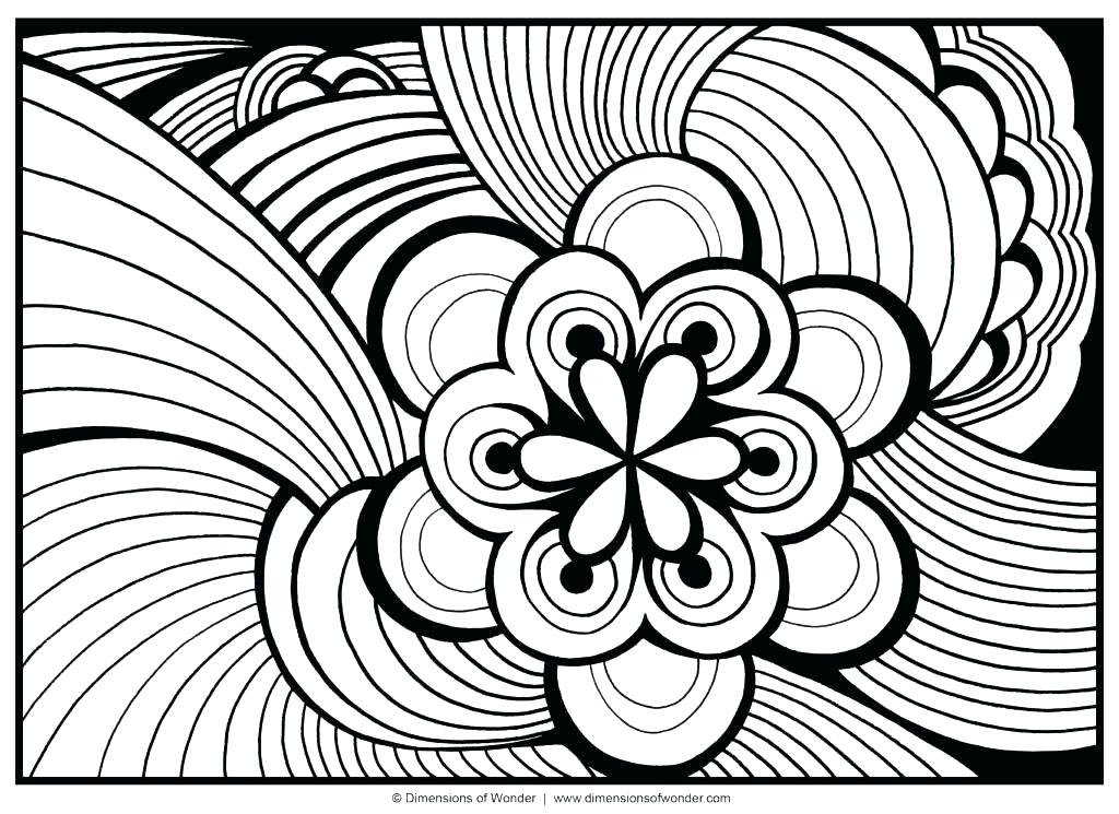 1024x745 Cool Printable Abstract Coloring Pages Abstract Coloring Sheets