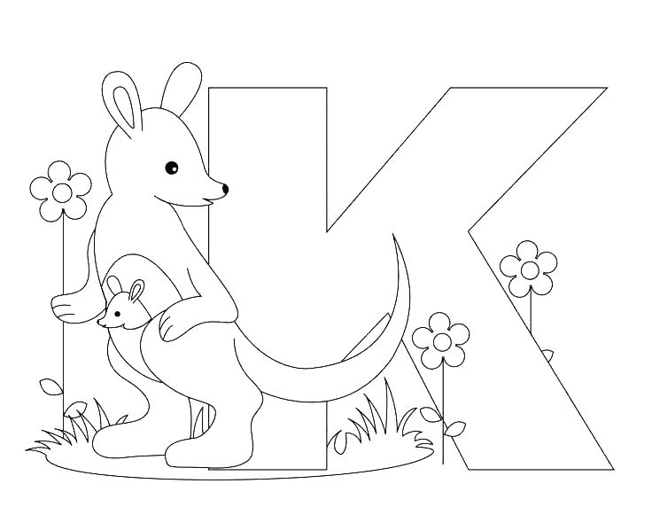 736x572 Excellent Alphabet Coloring Pages Free Animal Letter O Page Best