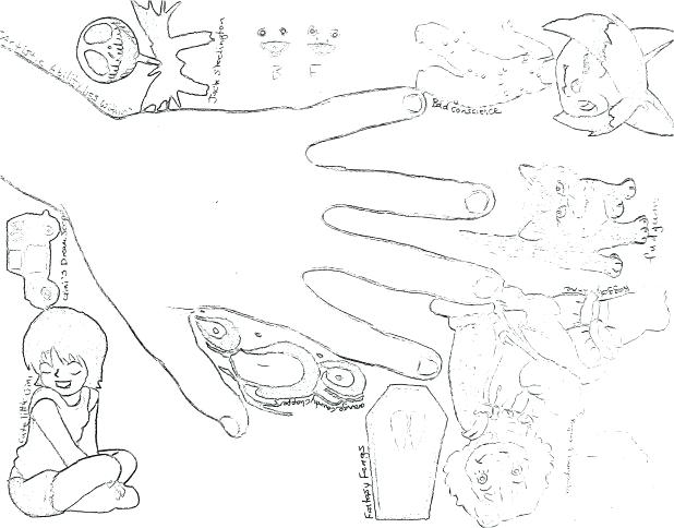618x484 Collage Coloring Pages Forest Animals Coloring Pages Digital