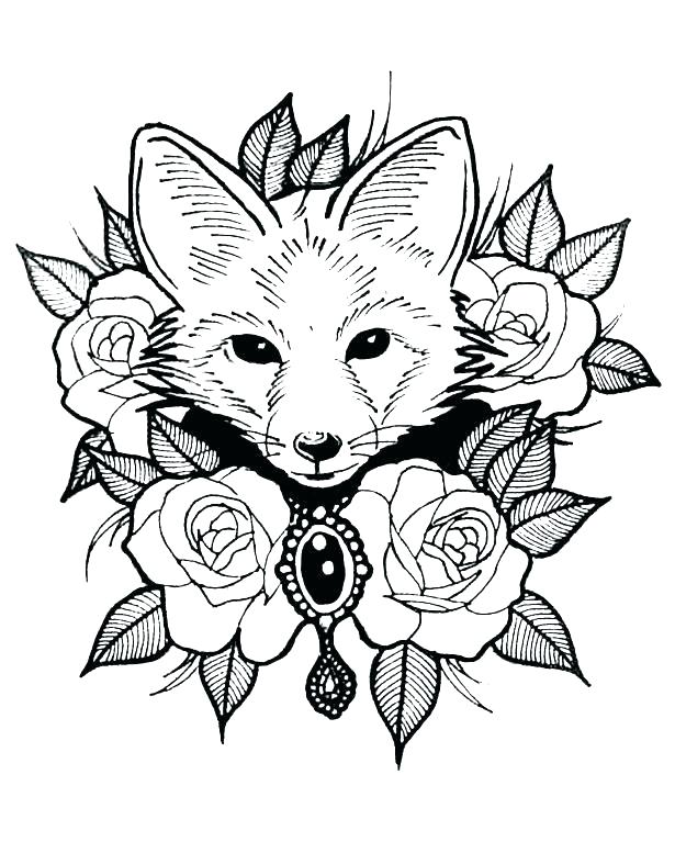615x767 Animal Coloring Book Pages Hard Animal Coloring Pages Coloring