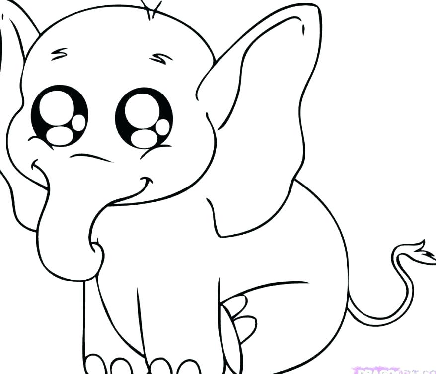 878x752 Cute Animal Coloring Pages Cute Easy Animals To Draw Colouring