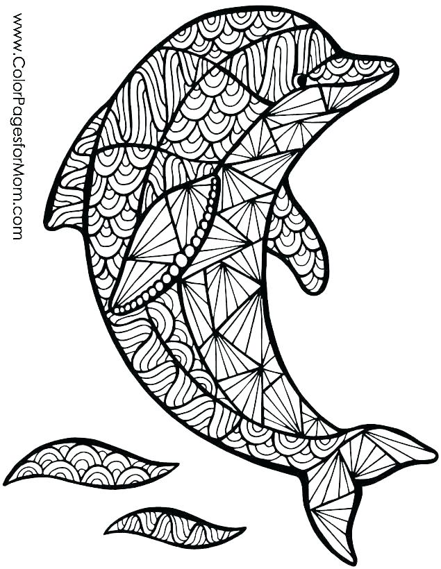 635x820 Abstract Animal Coloring Pages For Adults Wolf Abstract Doodle
