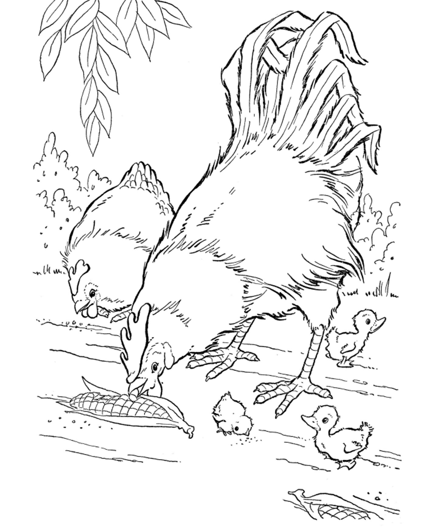 1414x1730 Free Printable Farm Animal Coloring Pages For Kids