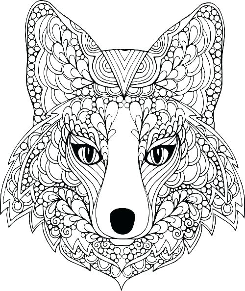 500x593 Coloring Pages Animal Baboon Animal Coloring Pages Monkey Page