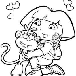 268x268 Printable Animal Coloring Pages For Toddlers Archives