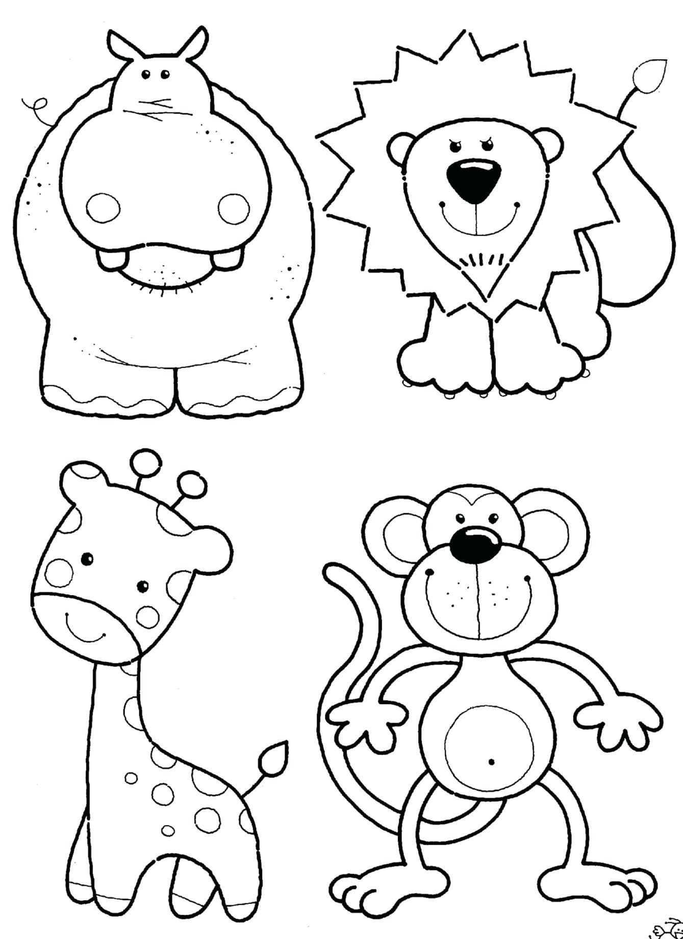 1339x1840 Coloring Print Coloring Pages Animals Printable Of Animal Coloring