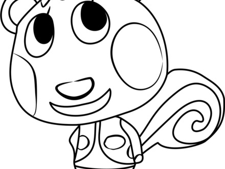 Animal Crossing Coloring Pages