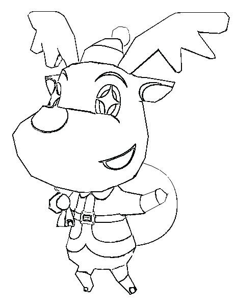 461x602 Animal Crossing Coloring Page New Coloring Animal Realistic Animal