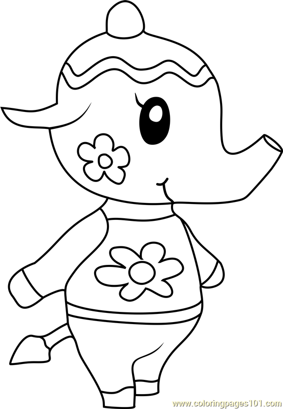 553x800 Animal Crossing Coloring Pages