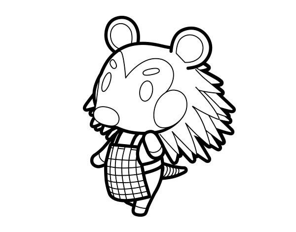 600x470 Animal Crossing Coloring Pages 4 Happy Colouring