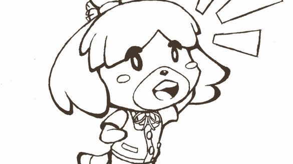 585x329 Animal Crossing Coloring Pages Tangy Page Free. Animal Crossing