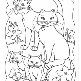 268x268 Animal Dog Family Family Coloring Page Wecoloringpage Az