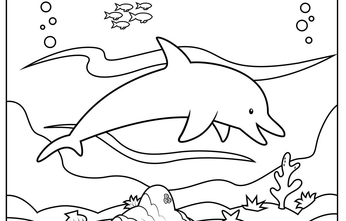 1200x768 Awesome Sea Animal Coloring Pages Printable Free Gallery