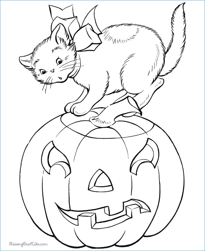 670x820 Cat And Dog Halloween Coloring Pages