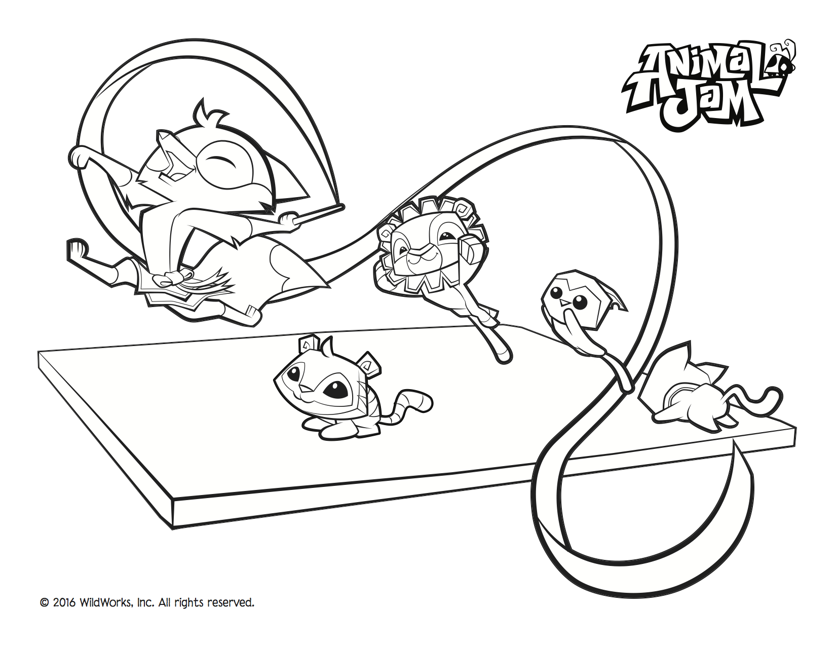 1650x1275 Animal Jam Coloring Pages Printable Direct You
