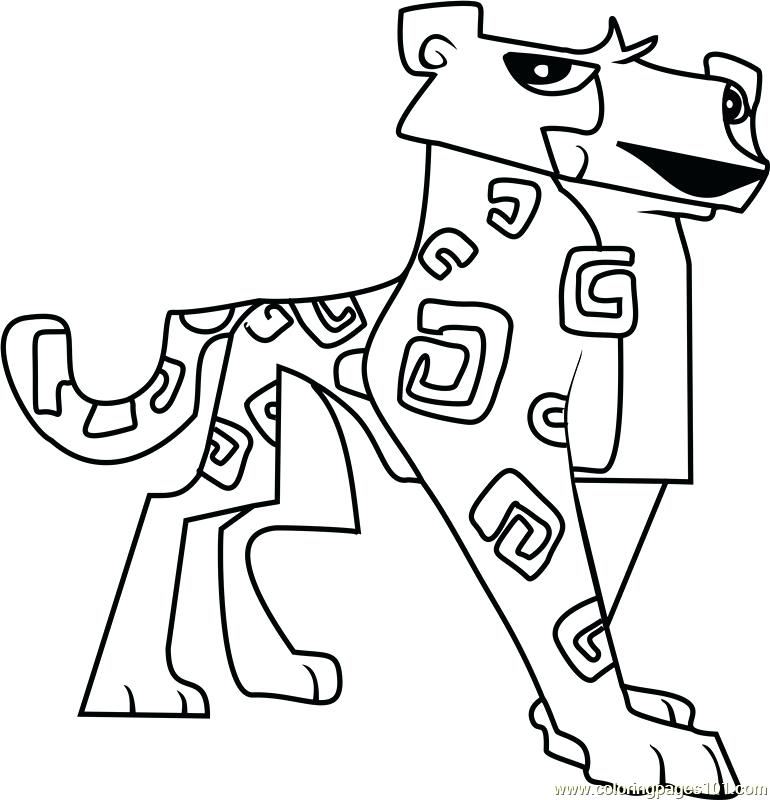 770x800 Animal Jam Coloring Pages Printable Animal Jam Coloring Pages Free