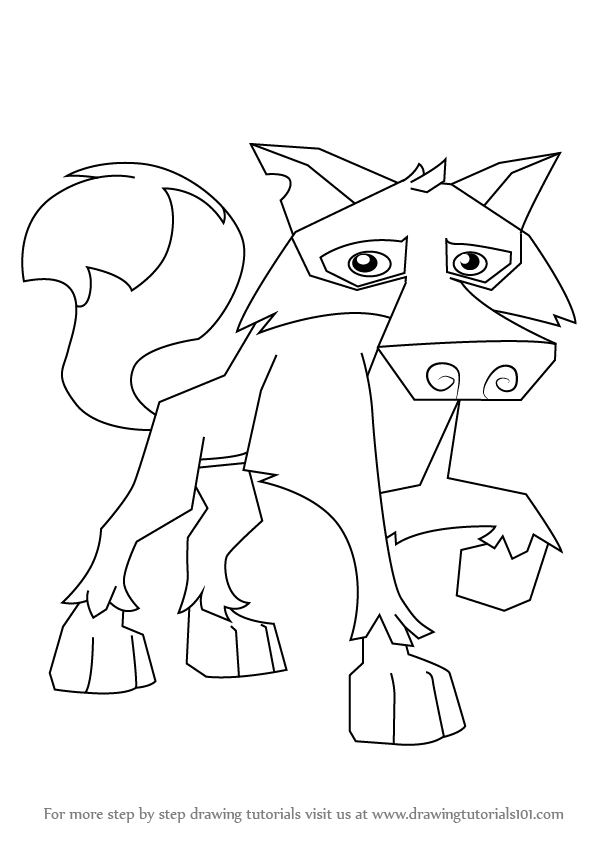 598x844 Animal Jam Coloring Pages Wolf Color Bros