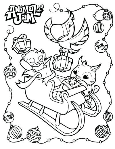 Animal Jam Wolf Coloring Pages