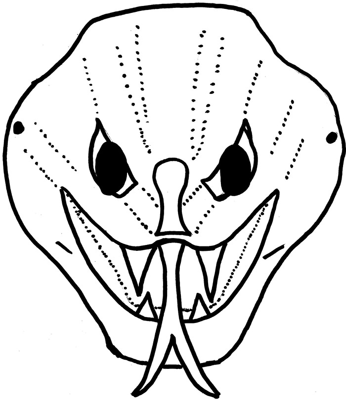 700x814 Animal Mask Template