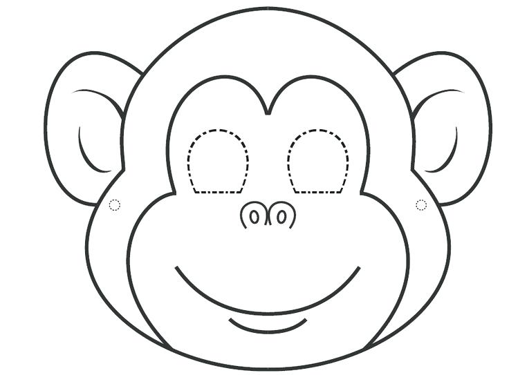 736x543 Printable Lion Mask