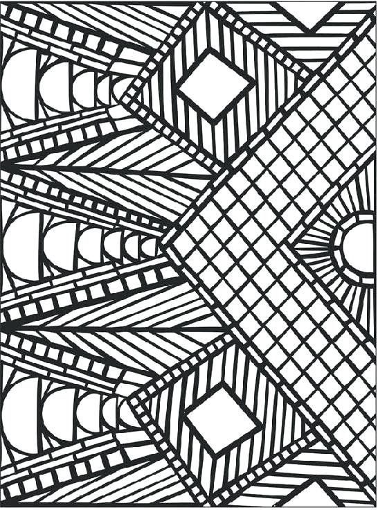 546x736 Animal Mosaic Coloring Pages