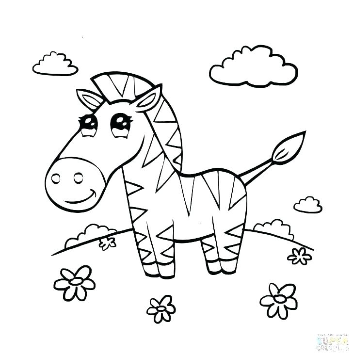 728x734 Baby Zebra Coloring Pages Baby Zebra Coloring Pages Coloring Pages