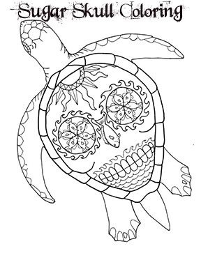288x373 Sugar Skull Coloring Pages For Kids From Day Of The Dead Coloring