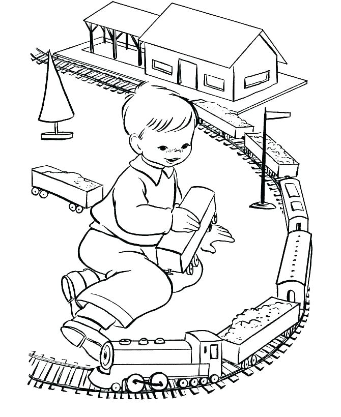 670x820 Beautiful Train Track Coloring Page 60 In Gallery Coloring Ideas