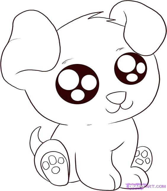 564x645 Cute Animals Coloring Pages Anime Animals Animal Coloring Pages