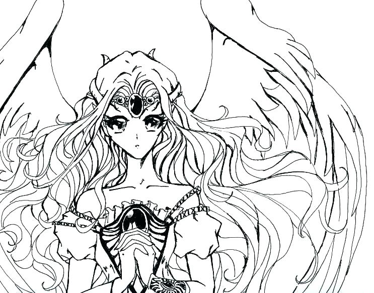 743x583 Anime Coloring Books Anime Coloring Books Packed With Coloring