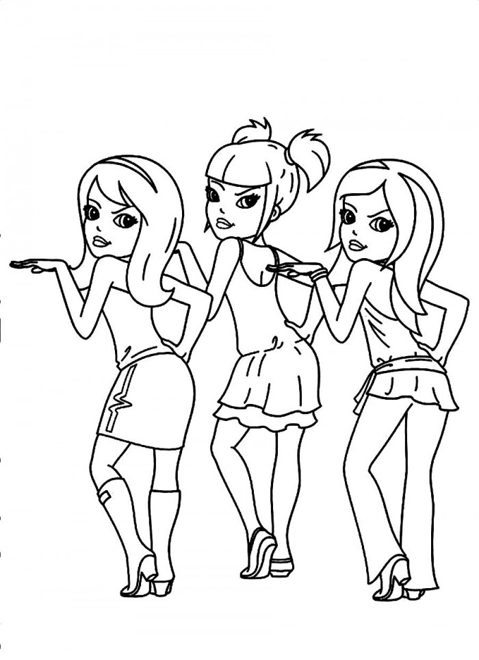 700x964 Dorable Best Friends Anime Coloring Pages Picture Collection
