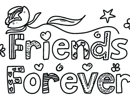 440x330 Free Printable Friends Coloring Pages Anime Best Forever Page Home