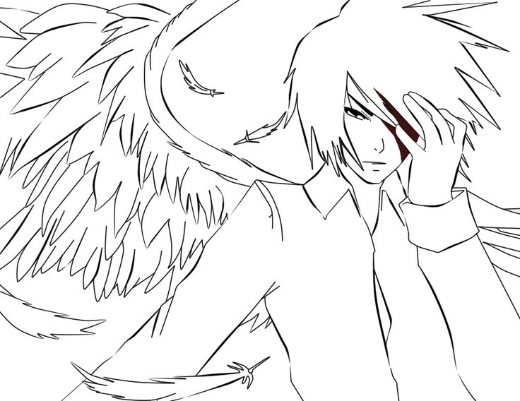 736x568 Best Anime Boy Coloring Pages Free 1473 Printable