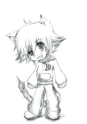 300x424 Anime Boy Coloring Pages