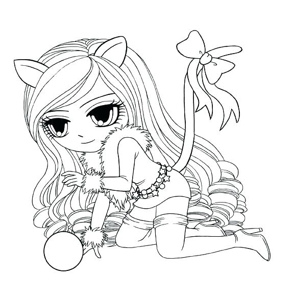576x588 Anime Coloring Pages Chibi Anime Girl Coloring Pages Girl Coloring