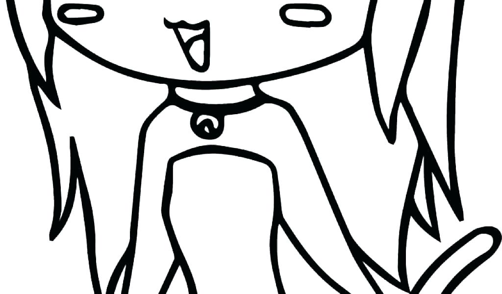 Anime Cat Coloring Pages