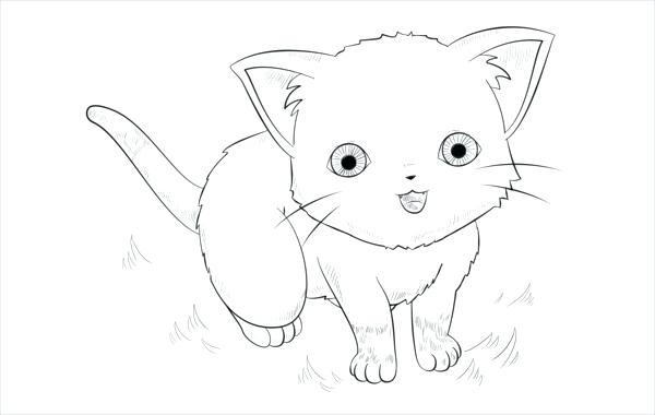 600x380 Anime Coloring Pages 9 Free Document Download Anime Cat Coloring